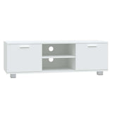 Vidaxl tv-meubel 120x40,5x35 cm bewerkt hout wit