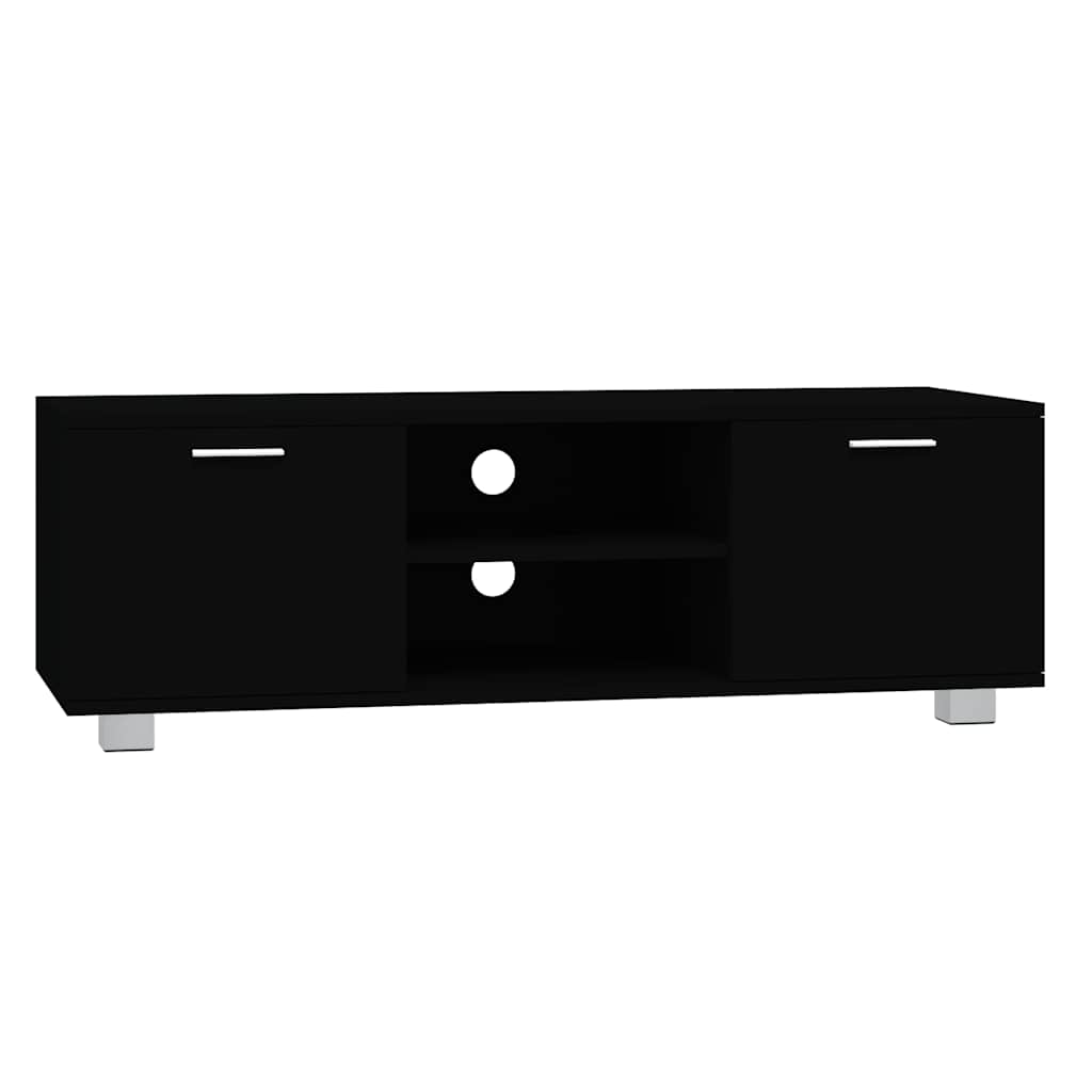 Vidaxl tv-meubel 120x40,5x35 cm bewerkt hout zwart