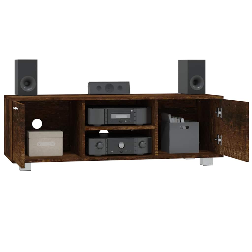 Vidaxl tv-meubel 120x40,5x35 cm bewerkt hout gerookt eikenkleurig