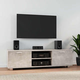 Vidaxl tv-meubel 140x40,5x35 cm bewerkt hout betongrijs