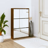 Armoire à chaussures Vidaxl avec miroir 3 couches 63x17x102.5 cm Browniken