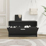 VidaXL shoe sofa 80x24x45 cm processed wood black