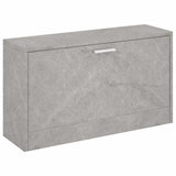 Vidaxx banc à chaussures 80x24x45 cm bois d'ingénierie béton gris