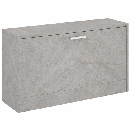 Vidaxx banc à chaussures 80x24x45 cm bois d'ingénierie béton gris