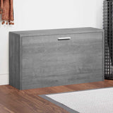 Canapé de chaussure vidaxl 80x24x45 cm en bois de bois de bois de chêne sonoma