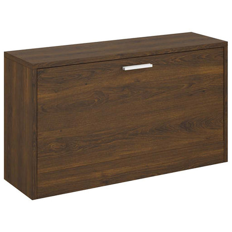 Canapé de chaussure Vidaxl 80x24x45 cm Couleur de chêne marron en bois transformé