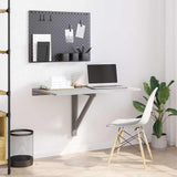 Vidaxl wandtafel inklapbaar 100x60x56 cm bewerkt hout grijs sonoma