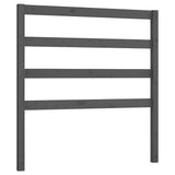 Vidaxl hoofdbord 81x4x100 cm massief grenenhout grijs