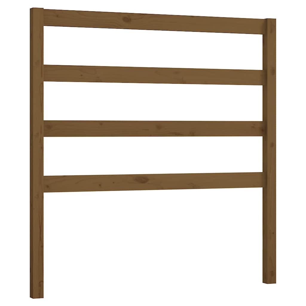 Vidaxl hoofdbord 96x4x100 cm massief grenenhout honingbruin