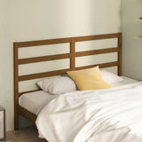 Vidaxl hoofdbord 166x4x100 cm massief grenenhout honingbruin