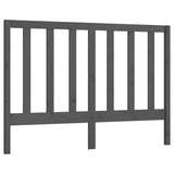 Vidaxl hoofdbord 166x4x100 cm massief grenenhout grijs