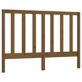 Vidaxl hoofdbord 166x4x100 cm massief grenenhout honingbruin