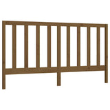 Vidaxl hoofdbord 206x4x100 cm massief grenenhout honingbruin