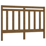 Vidaxl hoofdbord 146x4x100 cm massief grenenhout honingbruin