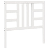 Vidaxl hoofdbord 106x4x100 cm massief grenenhout wit