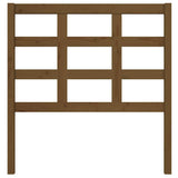 Vidaxl hoofdbord 95,5x4x100 cm massief grenenhout honingbruin