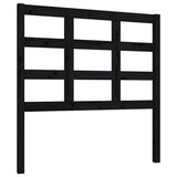 Vidaxl hoofdbord 95,5x4x100 cm massief grenenhout zwart