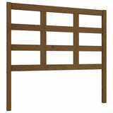Vidaxl hoofdbord 105,5x4x100 cm massief grenenhout honingbruin
