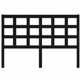 Vidaxl hoofdbord 145,5x4x100 cm massief grenenhout zwart
