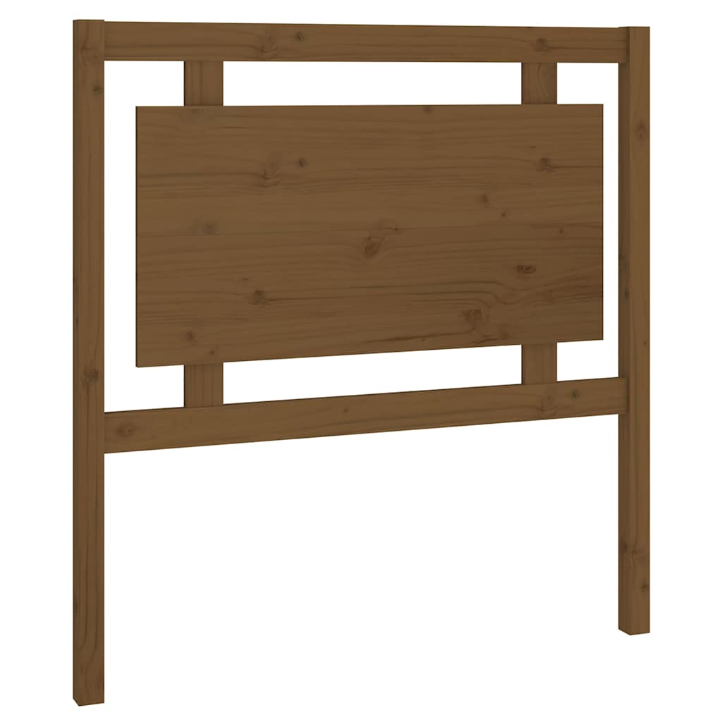 Vidaxl hoofdbord 95,5x4x100 cm massief grenenhout honingbruin