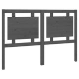 Vidaxl hoofdbord 145,5x4x100 cm massief grenenhout grijs