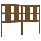 Vidaxl hoofdbord 125,5x4x100 cm massief grenenhout honingbruin