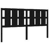 Vidaxl hoofdbord 185,5x4x100 cm massief grenenhout zwart