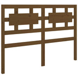 Vidaxl hoofdbord 125,5x4x100 cm massief grenenhout honingbruin