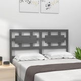 Vidaxl hoofdbord 165,5x4x100 cm massief grenenhout grijs