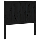 Vidaxl hoofdbord 95,5x4x100 cm massief grenenhout zwart