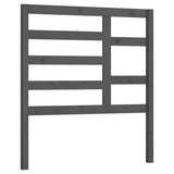 Vidaxl hoofdbord 96x4x104 cm massief grenenhout grijs