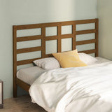 Vidaxl hoofdbord 126x4x104 cm massief grenenhout honingbruin