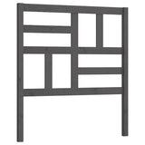 Vidaxl hoofdbord 81x4x104 cm massief grenenhout grijs