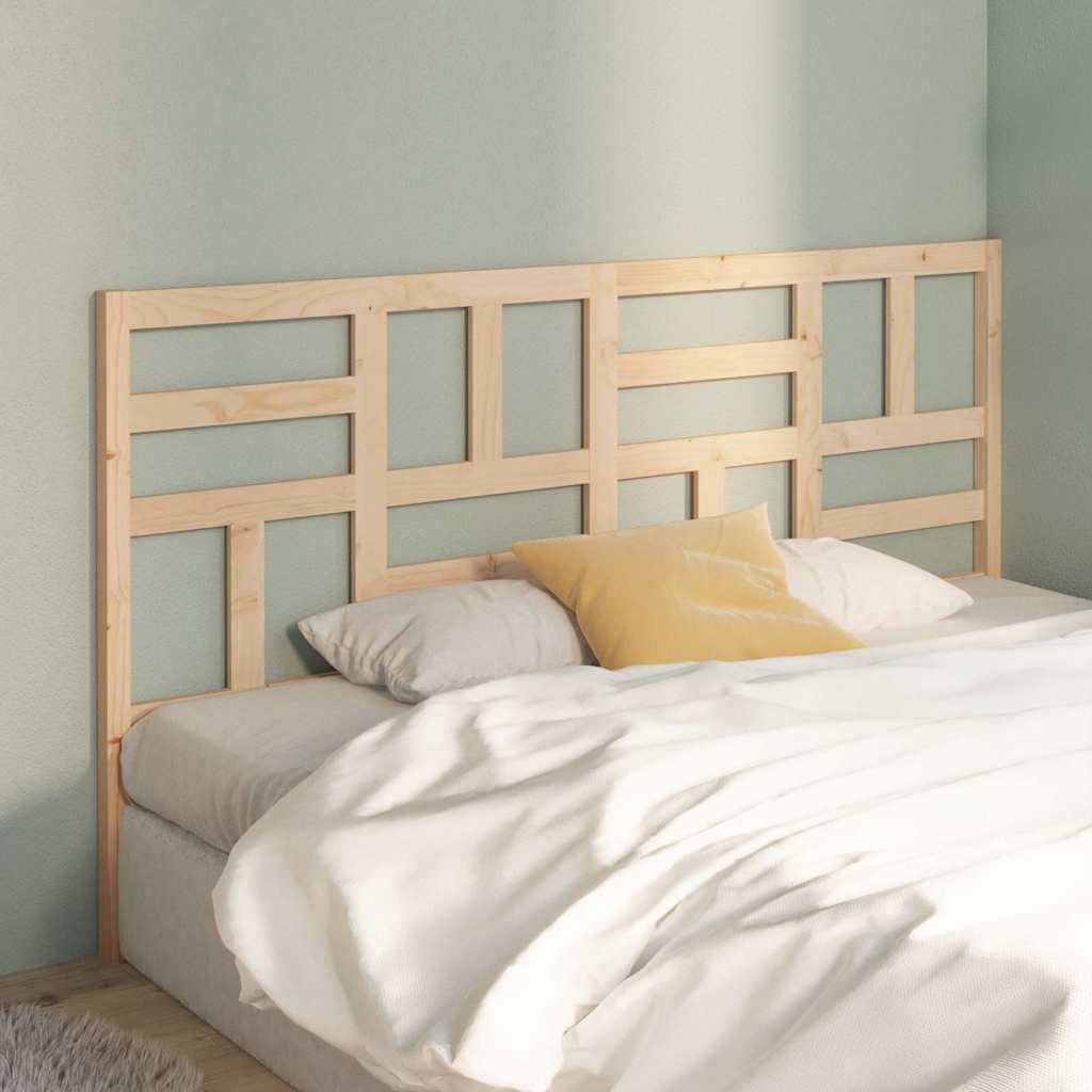Vidaxl hoofdbord 186x4x104 cm massief grenenhout
