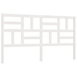 Vidaxl hoofdbord 186x4x104 cm massief grenenhout wit