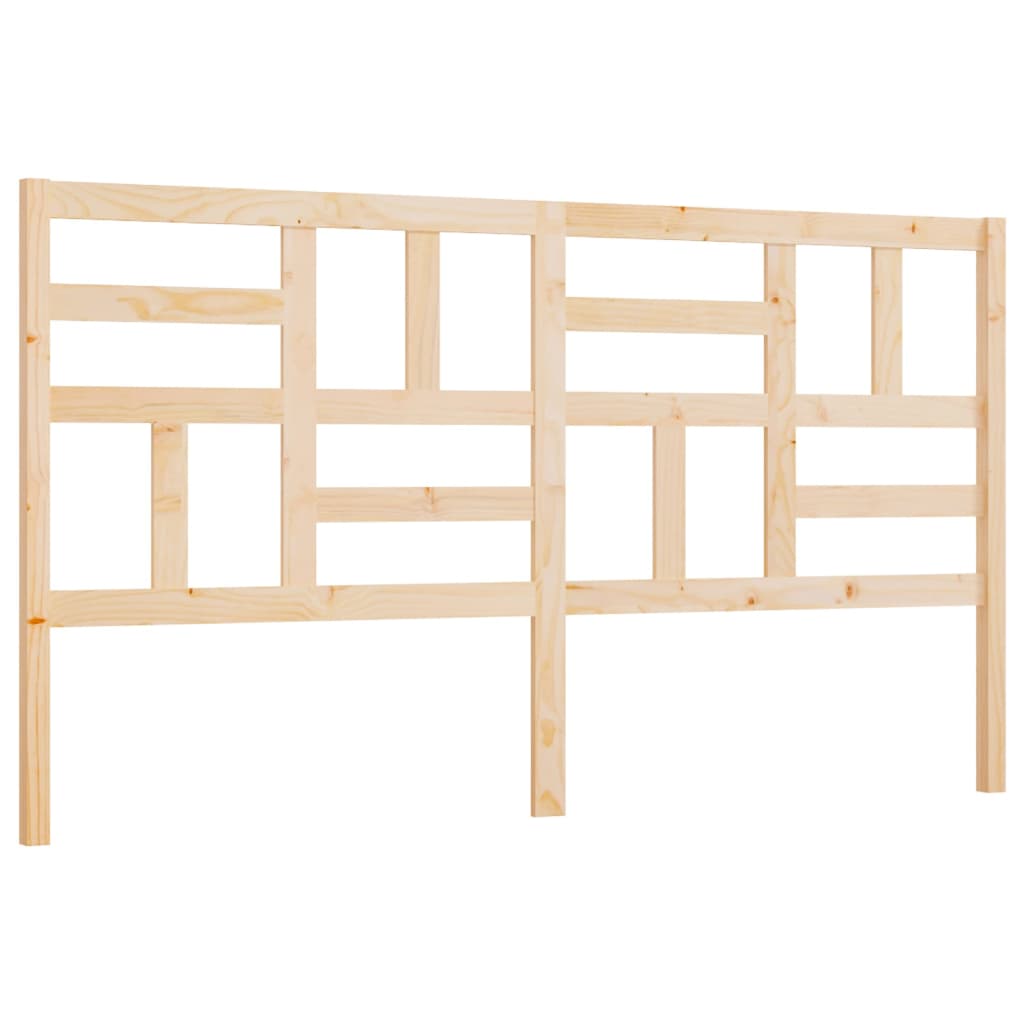 Vidaxl hoofdbord 206x4x104 cm massief grenenhout