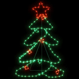 Vidaxx Sapin de Noël avec 144 LED 88x56 cm