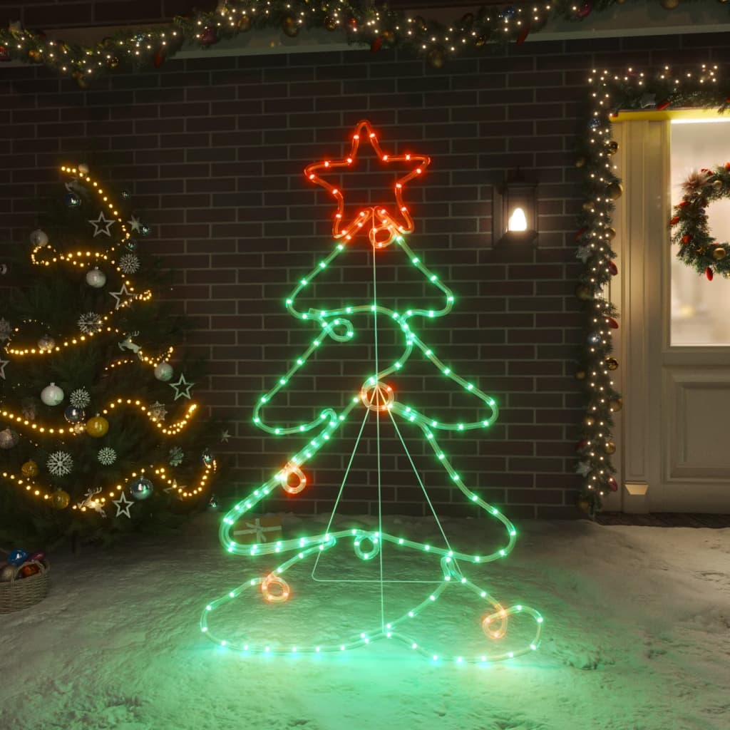 Vidaxx Sapin de Noël avec 144 LED 88x56 cm