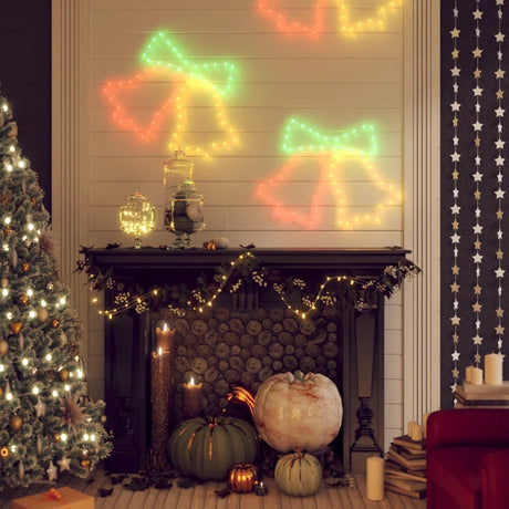 Vidaxx Horloges à figurines de Noël avec 72 LED 50x56 cm