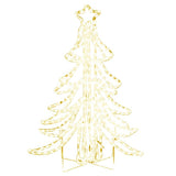 Vidaxl Christmas Figure Tree de Noël avec des LED blancs chauds 87x87x93 cm