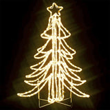 Vidaxl Christmas Figure Tree de Noël avec des LED blancs chauds 87x87x93 cm