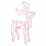 Vidaxl Christmas Figure Rendalier chaude blanc 76x42x87 cm