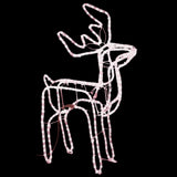 Vidaxl Christmas Figure Rendalier chaude blanc 76x42x87 cm