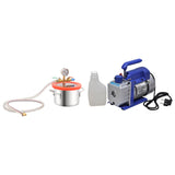 Vidaxl Vacuum Chamber with 1-speed pump 3.7 L