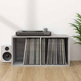 Vidaxl opbergbox voor lp's 71x34x36 cm bewerkt hout grijs sonoma eiken