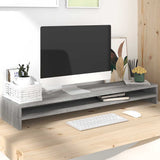 Vidaxl Monitor Standard 100x24x13 cm Processus en bois Grey Sonoma Oak