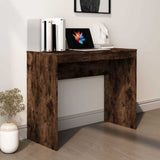 Vidaxl bureau 90x40x72 cm bewerkt hout gerookt eikenkleurig