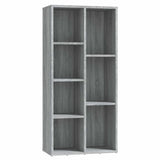 Vidaxl boekenkast 50x25x106 cm grijs sonoma eikenkleurig