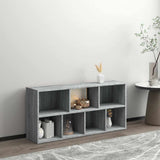 Vidaxl boekenkast 50x25x106 cm grijs sonoma eikenkleurig