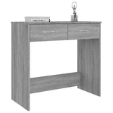 Vidaxl bureau 80x40x75 cm bewerkt hout grijs sonoma eikenkleurig